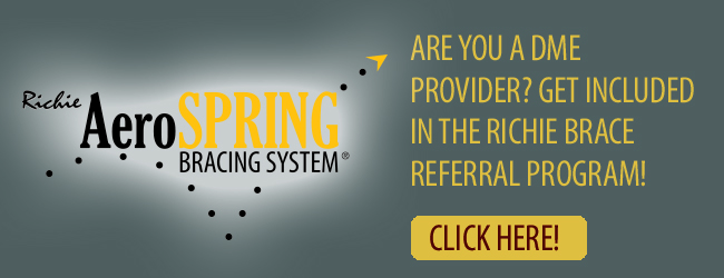 Are you a DME Provider? Get included in the Richie Brace Referral Program.