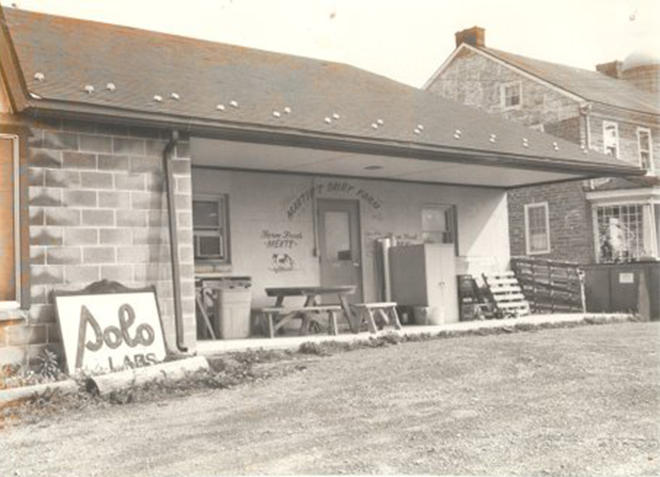 The original SOLO Labs, Inc building located on a farm in Kutztown, PA